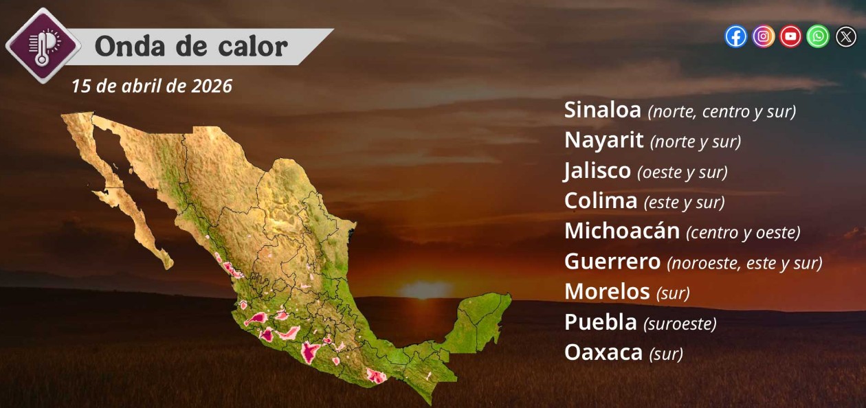 Clima en México hoy 15 de abril: qué está pasando y por qué importa
