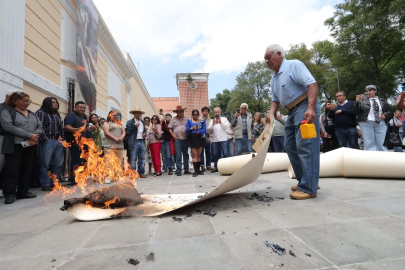 Impacta en Tlaxcala: artista protesta en pleno evento y exige mayor impulso al arte y la cultura