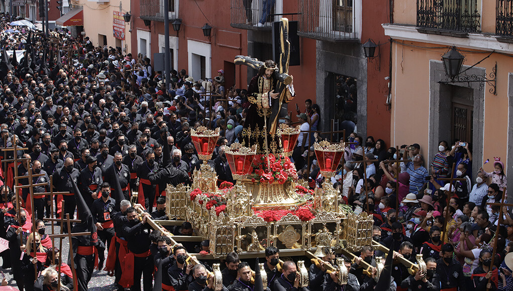 Procesión de Viernes Santo reunirá a más de 190 mil fieles en Puebla