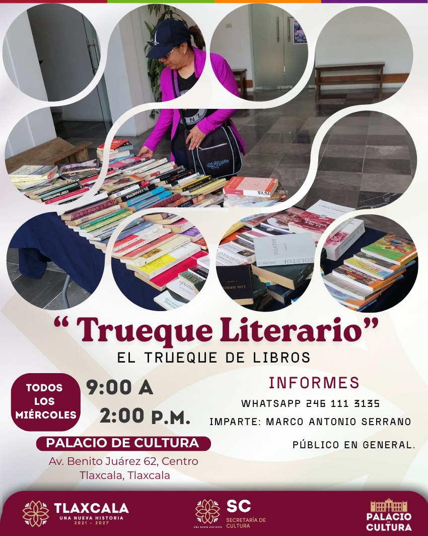 Trueque Literario en Tlaxcala conquista lectores y revive el amor por los libros físicos