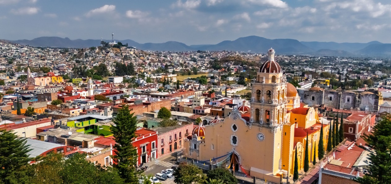 Cielo nublado en Atlixco