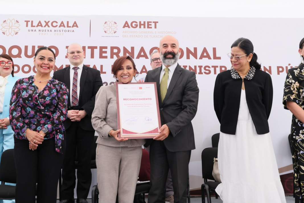 Reconocimiento a entes públicos de Tlaxcala por cumplimiento archivístico