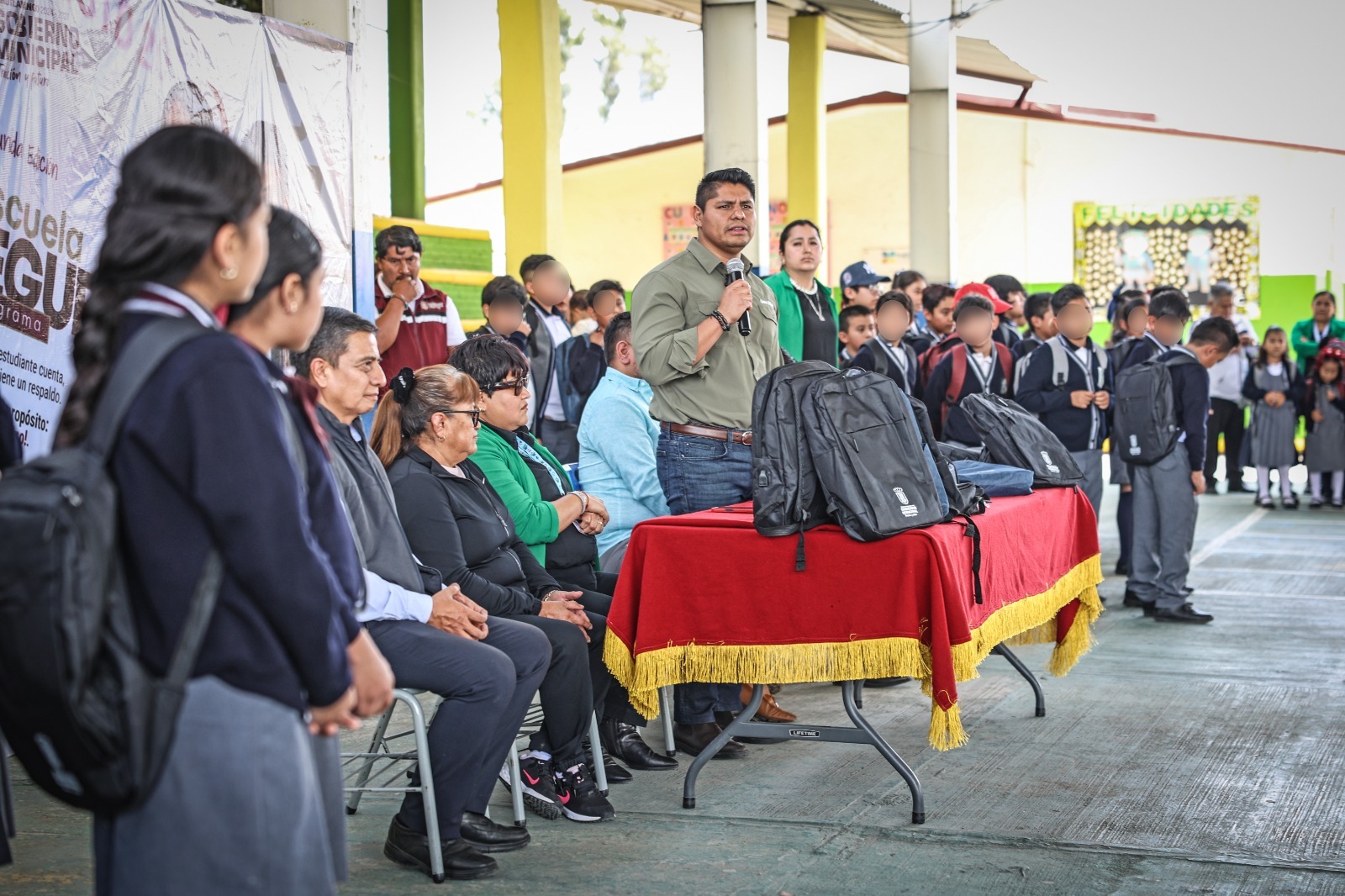Inicia Omar Muñoz programa “Escuela Segura 2026”