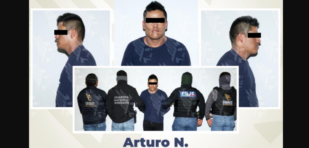 Agentes de la Fiscalía durante el cumplimiento de una orden de aprehensión.