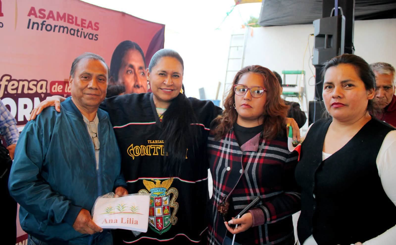 Ana Lilia Rivera mide fuerzas en Tlaxcala: presume respaldo ciudadano frente a "guerra sucia"