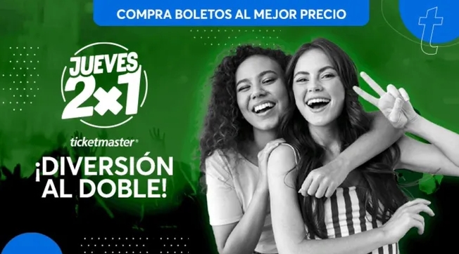 Promoción especial 2x1 de Ticketmaster reactiva la cartelera de conciertos