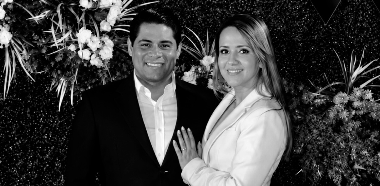 Regidora María Quijada durante un evento público.