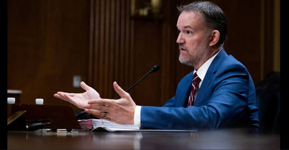 Jamieson Greer durante una comparecencia sobre el T-MEC.