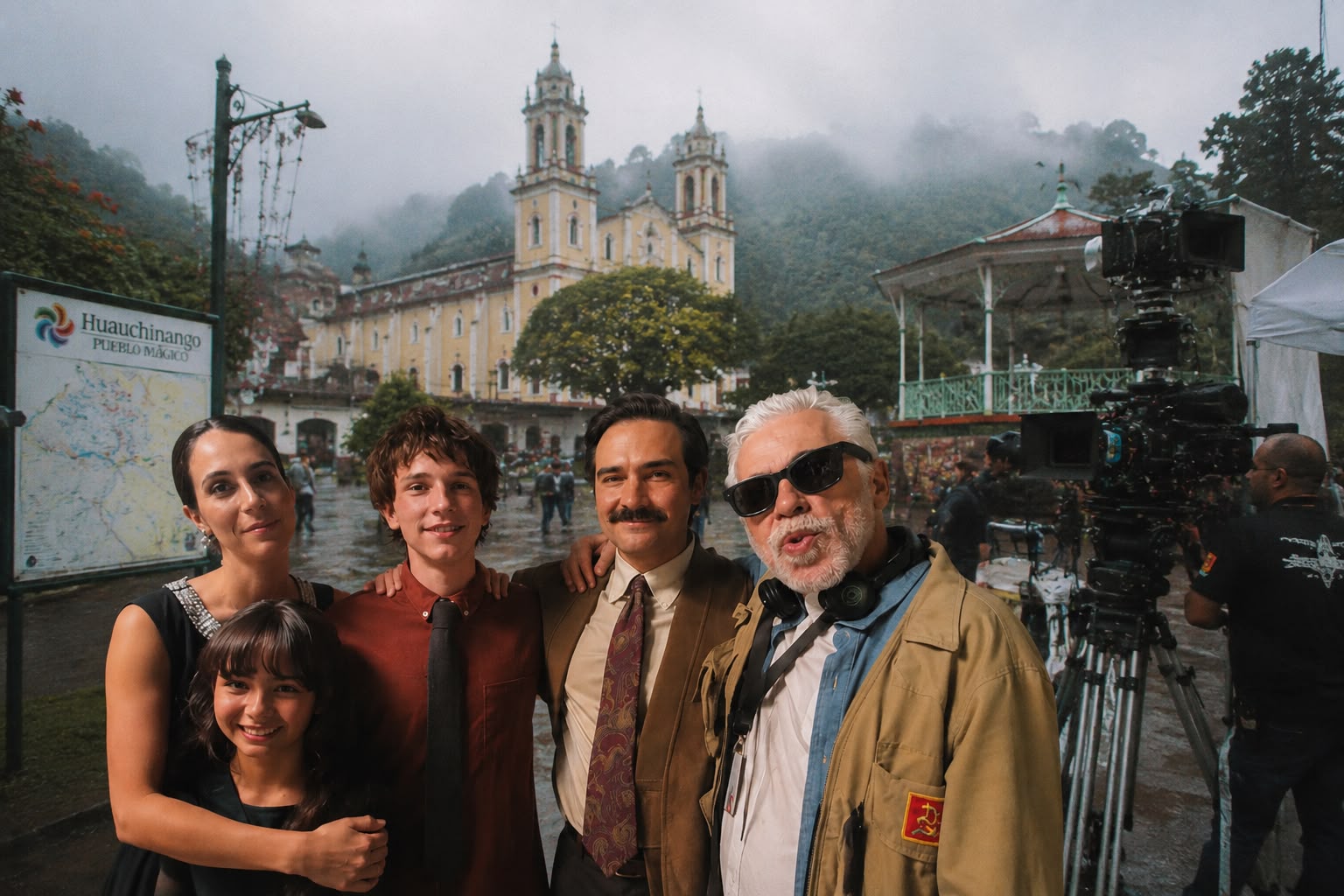 Puebla vuelve a ser escenario del cine mexicano; Luis Estrada elige Huauchinango para Netflix
