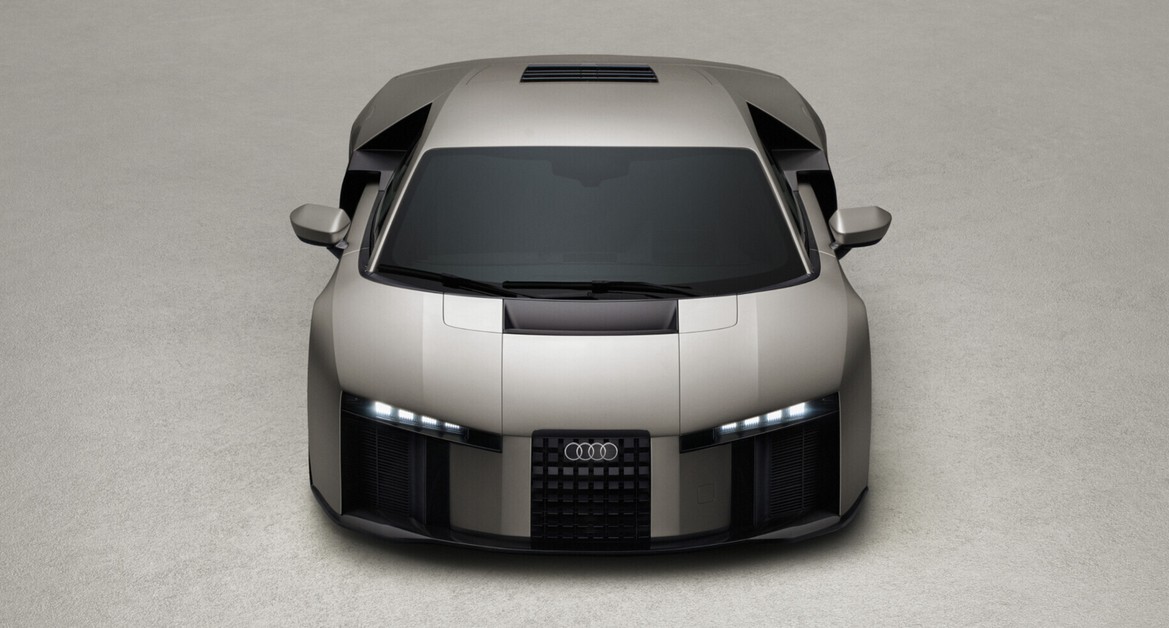Audi Nuvolari color titanio presentado por la marca alemana.