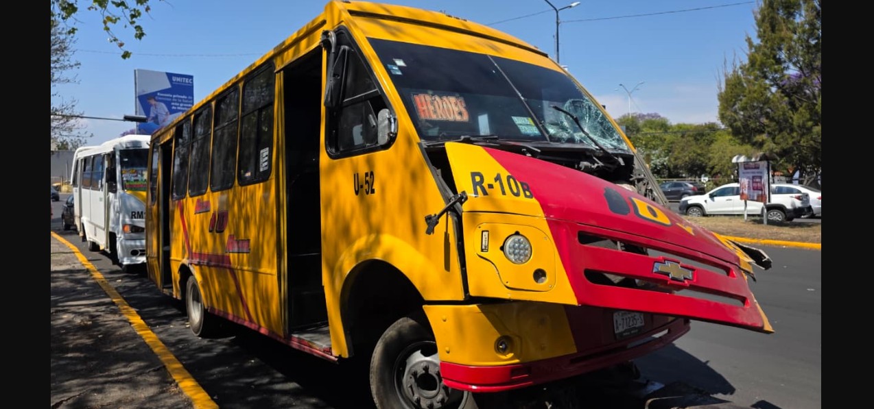 Autoridades actúan tras siniestro en transporte público