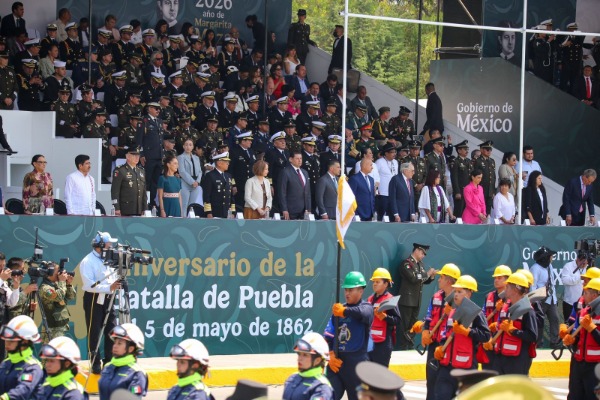Alejandro Armenta cierra filas con Claudia Sheinbaum y exige respeto a la soberanía nacional