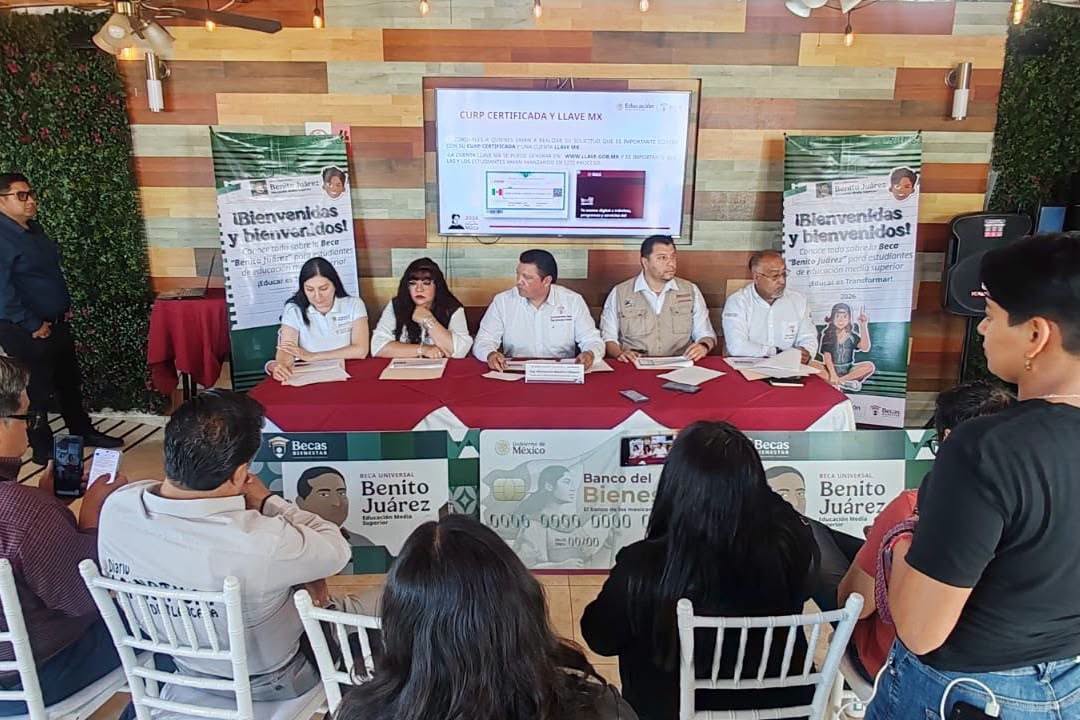 Estudiantes durante una actividad escolar en Tlaxcala.