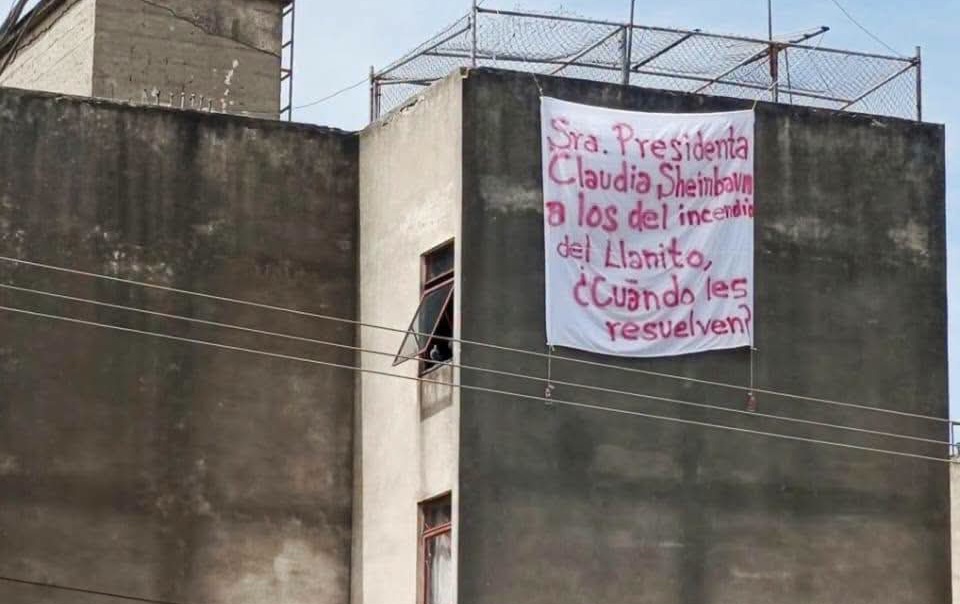 Damnificados de El Llanito exigen justicia a Claudia Sheinbaum previo a su visita a Tlaxcala