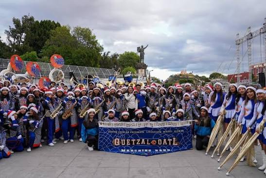 Marching Band Quetzalcóatl llevará el nombre de Cholula y México a escenarios de Europa