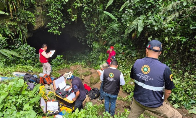 En octubre se retomarán acciones para recuperar cuerpos de fallecidos en gruta de Cuetzalan
