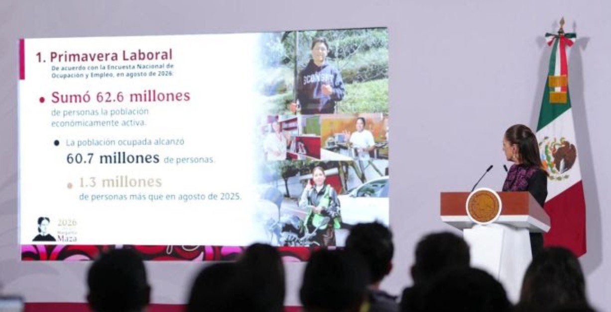 Claudia Sheinbaum durante conferencia matutina