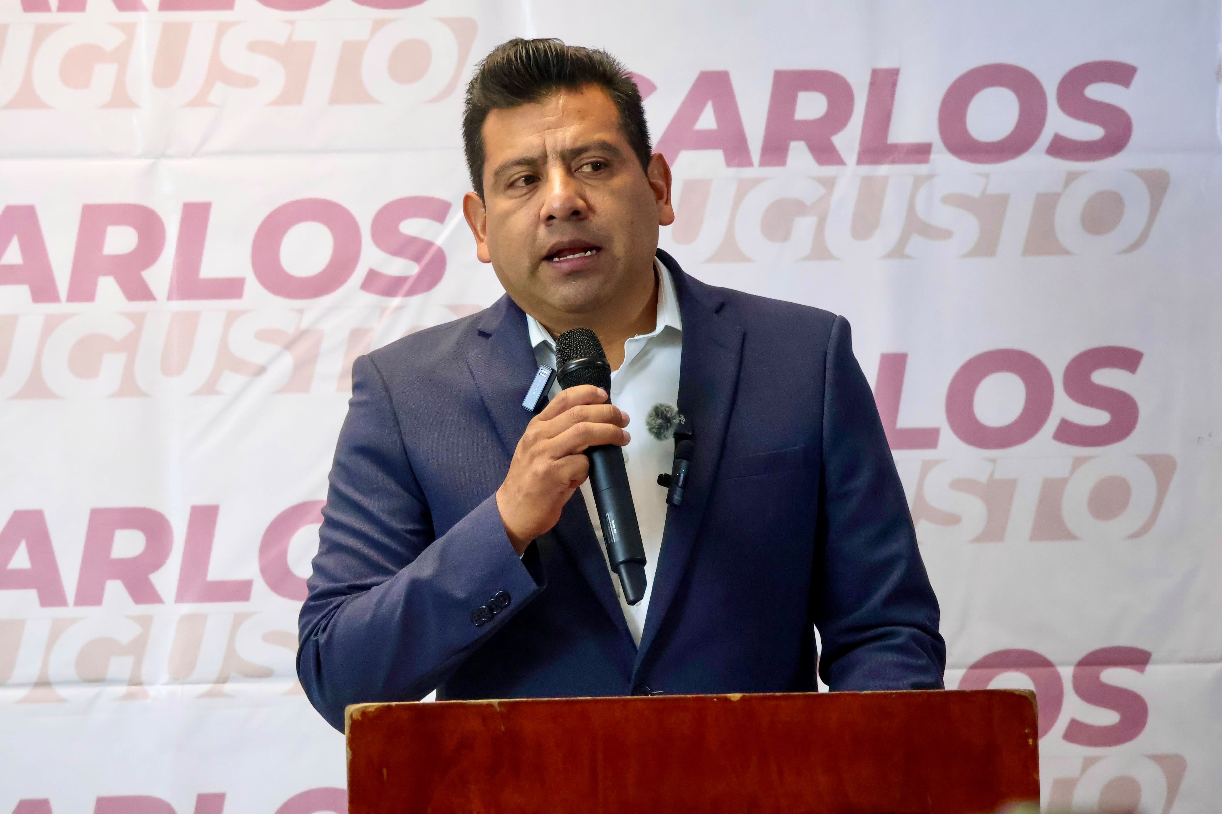 Descarta Carlos Augusto fractura en Morena; convoca a la unidad tras designación de Ana Lilia Rivera