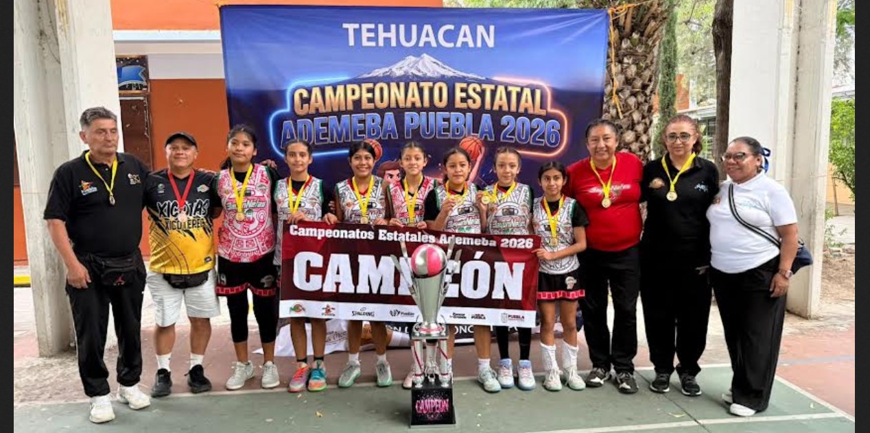 Campeonato U12 de básquetbol en Tehuacán