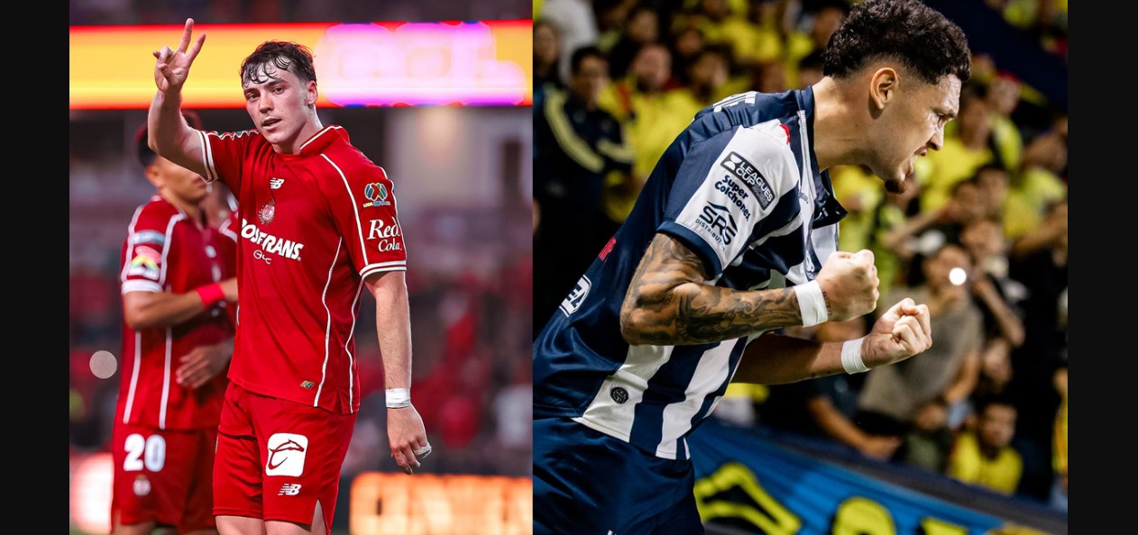 Jugadores de Rayados y Toluca celebrando su pase a la final de la Leagues Cup 2026.