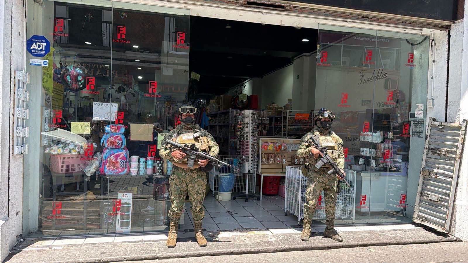 Marina e IMPI decomisan más de 1.8 millones en mercancía de tiendas chinas en Tlaxcala