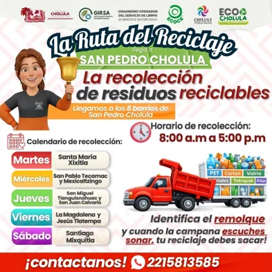Eco Cholula, recicla y transforma