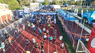 Más de 5 mil asistentes en el Medio Maratón del Día del Papá en San Andrés Cholula