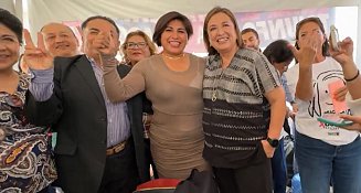 Xóchitl Gálvez apoya resistencia en Puebla