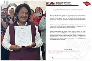 Morena defenderá candidatura de Ana Bertha Mastranzo