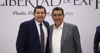 Sergio Salomón y Alejandro Armenta