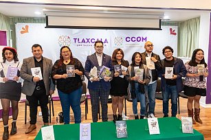 Crea SC nuevo Fondo Editorial de Tlaxcala; entrega Colección Protagonista
