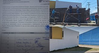 Denuncian vecinos de Tlatempan apropiación ilegal de área común, ayuntamiento de Apetatitlán sin intervenir
