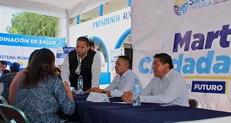 Regresan “Martes Ciudadanos” a San Andrés Cholula con atención personal de Edmundo Tlatehui