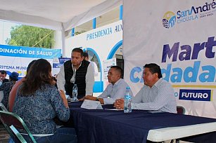 Regresan “Martes Ciudadanos” a San Andrés Cholula con atención personal de Edmundo Tlatehui