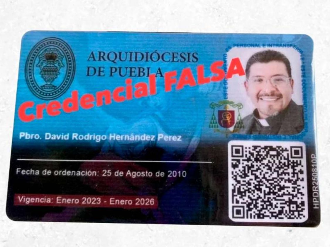 Alerta sobre falso sacerdote que ofrece servicios religiosos fraudulentos en Puebla 