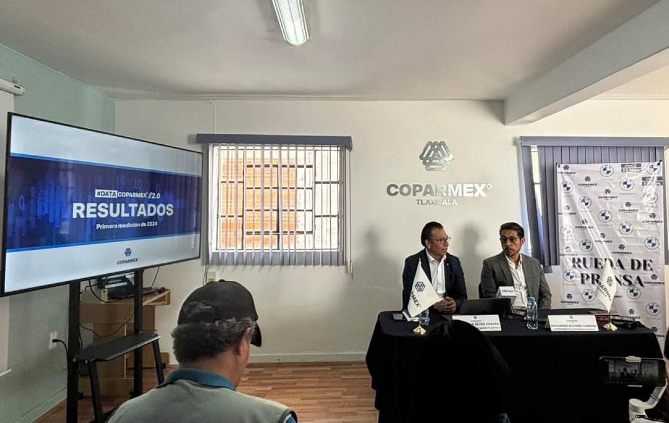 Socios Coparmex Tlaxcala con poco ánimo para inversión, seguridad y gobierno