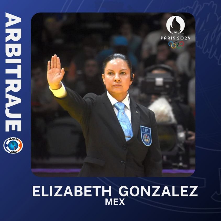 Elizabeth González primer arbitra mexicana seleccionada para los Juegos Olímpicos París 2024