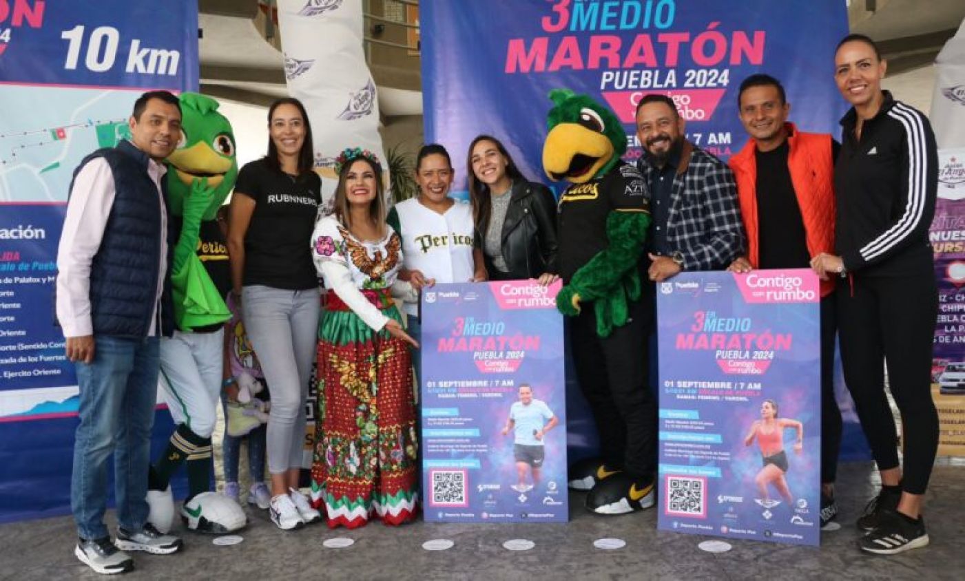 Anuncian 3er. Medio Maratón de Puebla 2024 para el 1 de septiembre