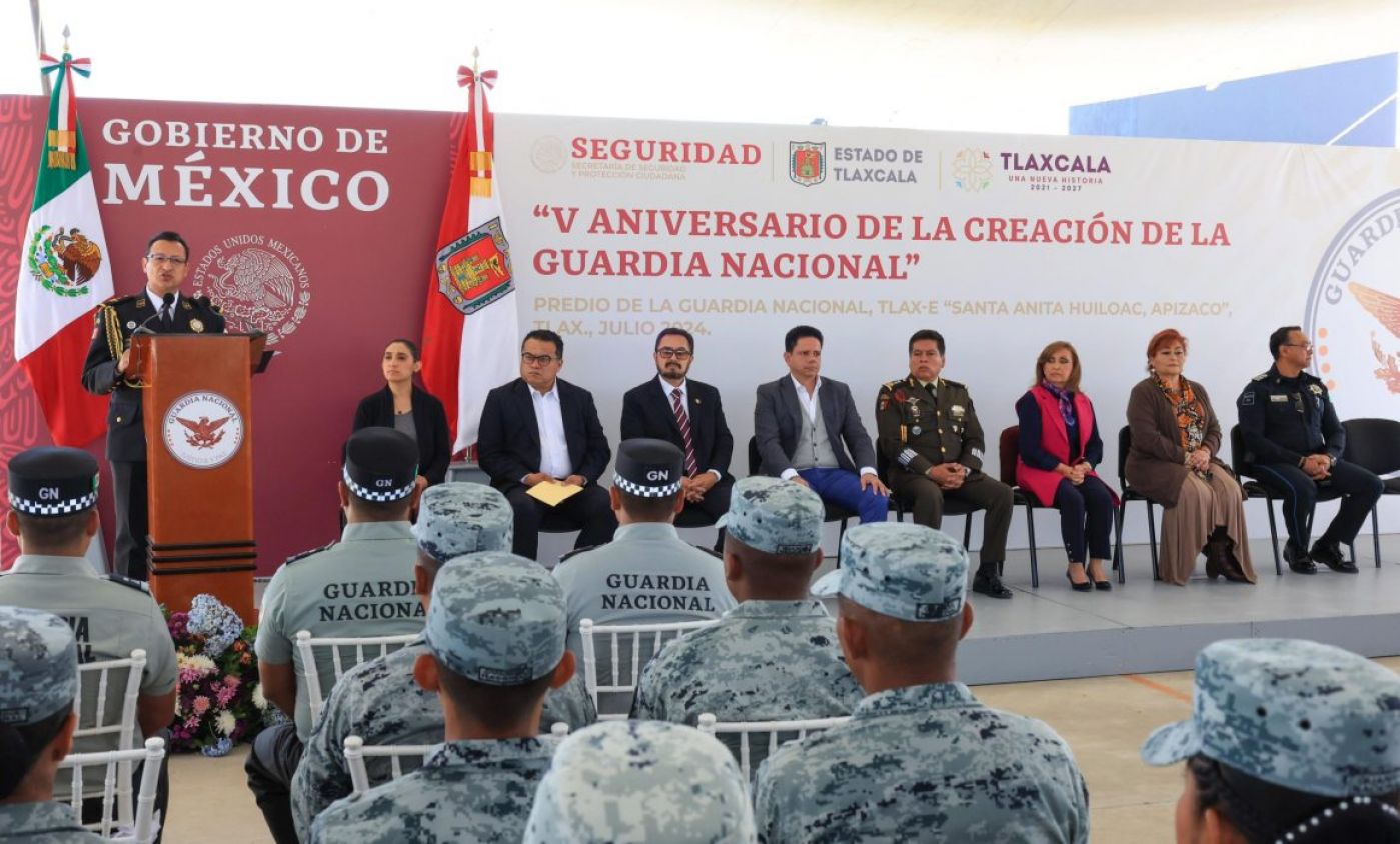 Reconoce Lorena Cuéllar labor y patriotismo de la Guardia Nacional