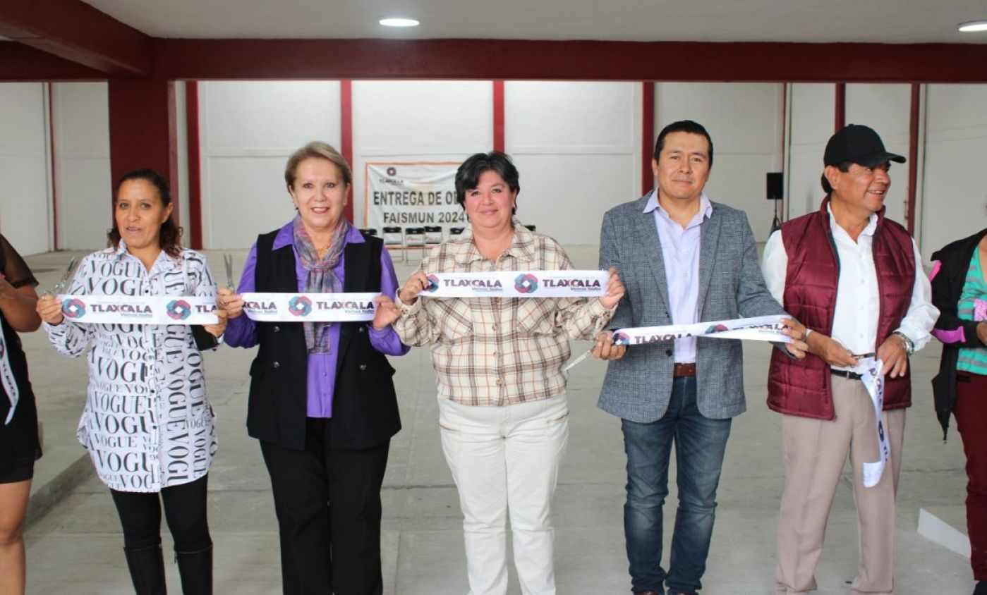 Ayuntamiento de Tlaxcala entrega obras en diferentes comunidades