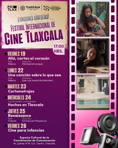 CCOM abre sus puertas al Festival Internacional de Cine Tlaxcala