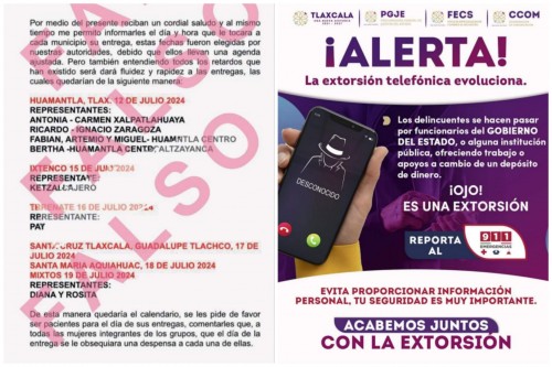 Continúan fraudes a nombre del Gobierno de Tlaxcala, ahora en Huamantla, Ixtenco y Terrenate 