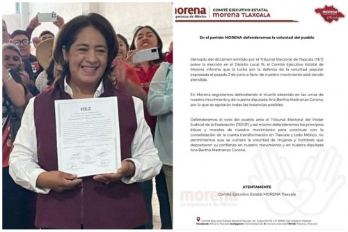 Morena defenderá candidatura de Ana Bertha Mastranzo