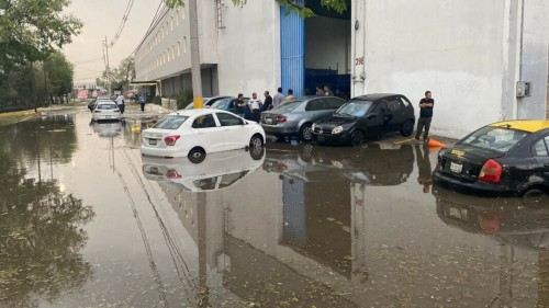 Fuerte lluvia en Puebla deja 10 autos varados y 6 árboles caídos, Informa Protección Civil Municipal