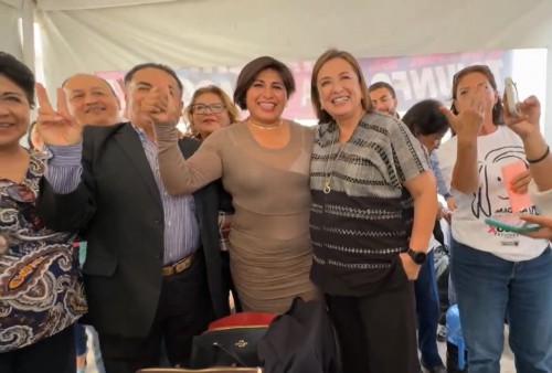 Xóchitl Gálvez apoya resistencia en Puebla
