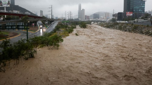 'Alberto' dejó en 48 horas lo equivalente a 164 días de lluvia en Nuevo León