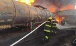 Bomberos de San Andrés Cholula ayudan a mitigar Incendio en bodega de Ocoyucan