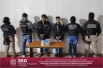 Foto: Cortesía Operativo en Tlaxcala sorprende a dos jóvenes con sustancias en plena vía pública
