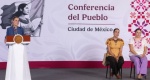 Foto: Cortesía Claudia Sheinbaum durante una conferencia sobre turismo en México.