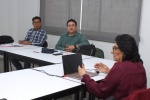 Foto: Cortesía Investigadoras de la UATx durante un seminario académico.